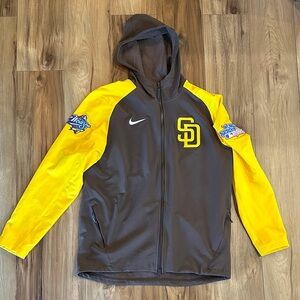 Nike Men's San Diego Padres Performance full zip jacket size Large